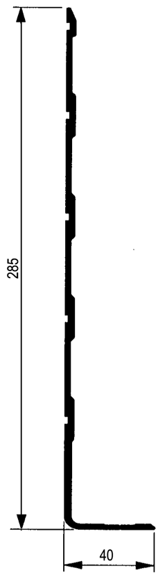 285 x 40 mm
Délka 7500 mm